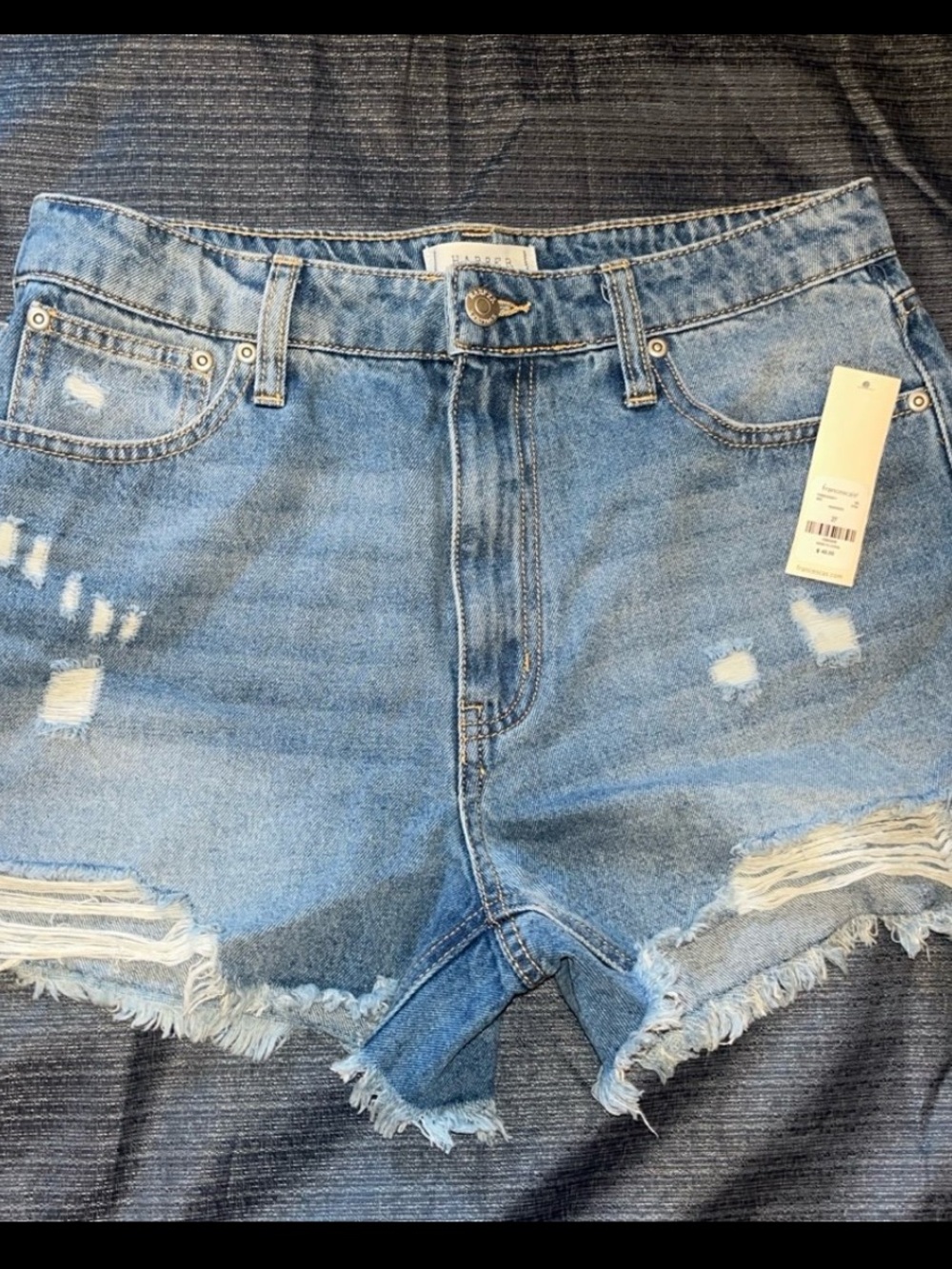 Denim shorts